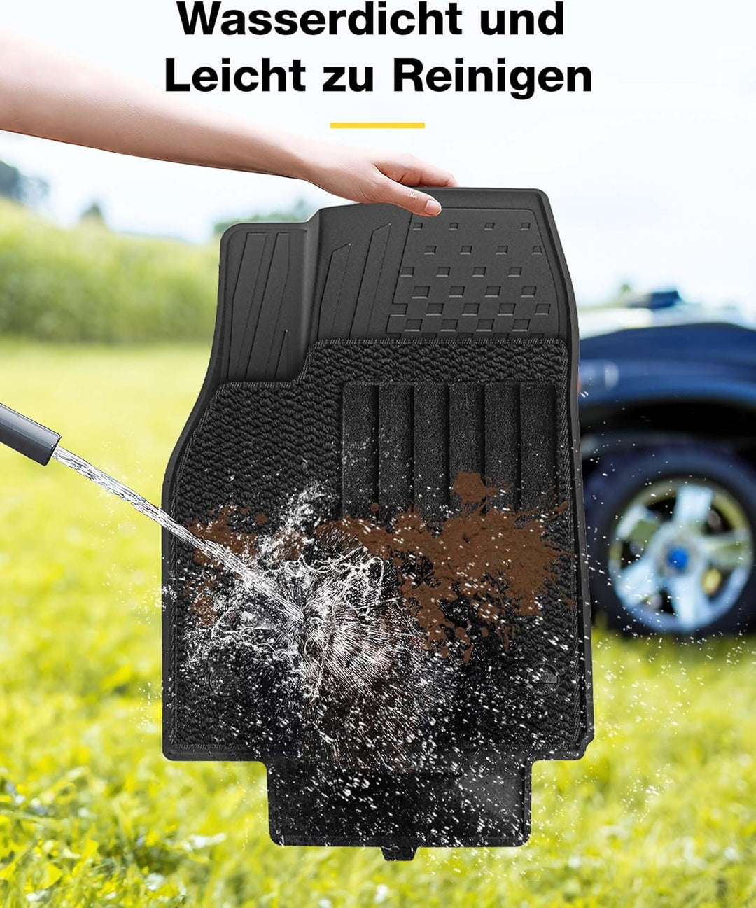 3W Tesla Model Y Neu 2025 2026 Juniper Fussmatten und Autoteppiche, Nicht für 2026 Model Y New Stand