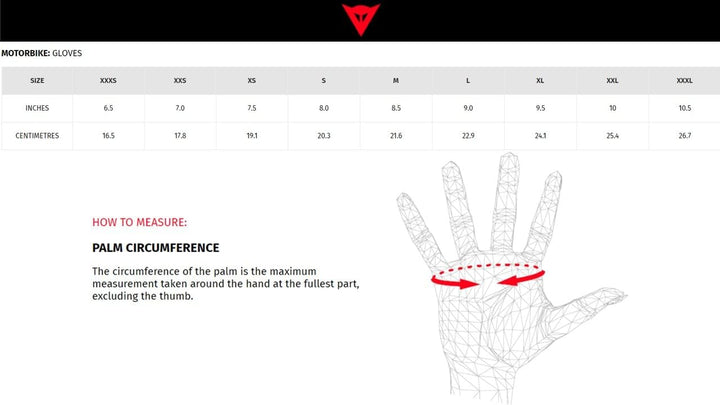 Dainese Mig C2 Unisex Motorradhandschuhe