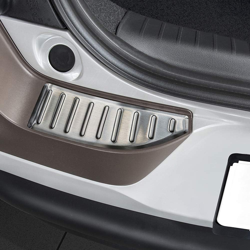 Avisa Edelstahl Heckstossstangenschutz kompatibel mit Citroën C4 Cactus 2014-2018 'Ribs'