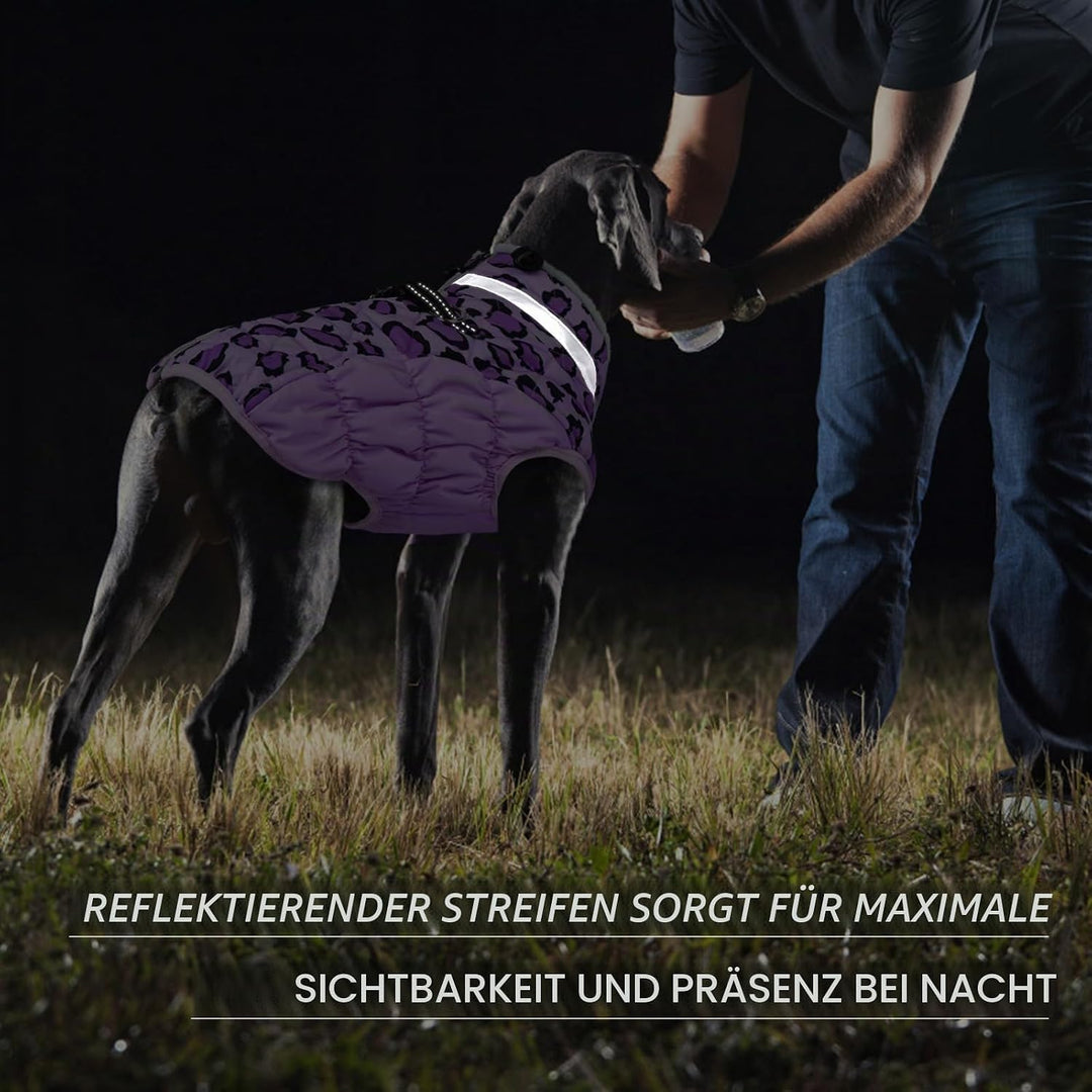 Kuoser Hundemantel Winter für Kleine Hunde Wasserdicht Winddicht, S | Wasserdicht Hundejacke mit Fle