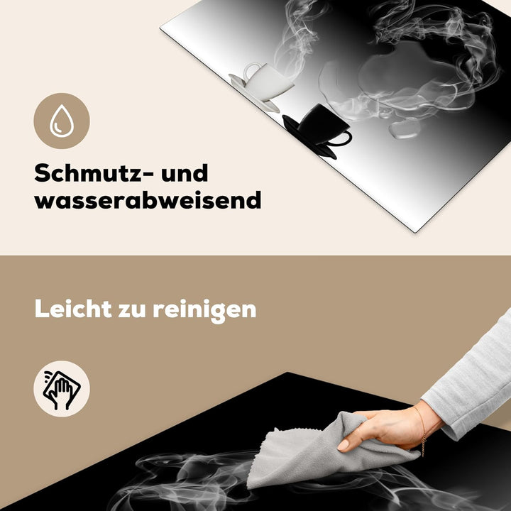 KitchenYeah© Herdabdeckplatte Einteilig Ceranfeld Abdeckplatte Küche Deko Ceranfeldabdeckung Herdabd