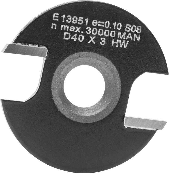 ENT 13951 Scheibennutmesser HW, Durchmesser (D) 40 mm, NL 3 mm, mit Senkbohrung D=40 / NL=3, D=40 /