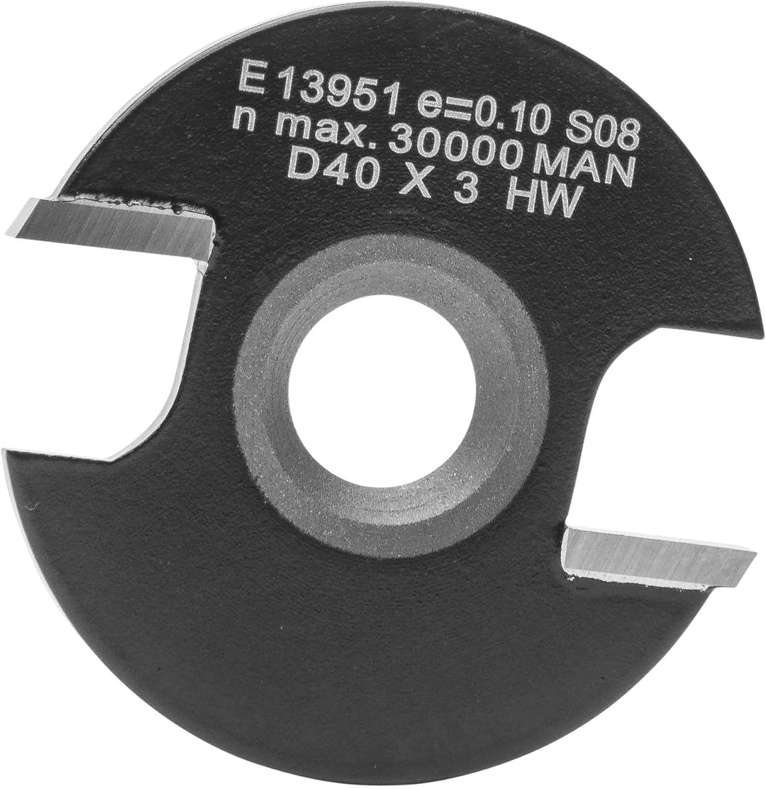 ENT 13951 Scheibennutmesser HW, Durchmesser (D) 40 mm, NL 3 mm, mit Senkbohrung D=40 / NL=3, D=40 /