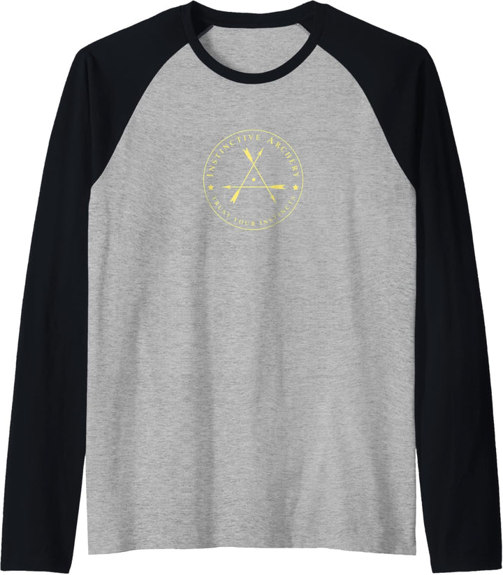 Instinctive Archery Official Logo - gold Raglan