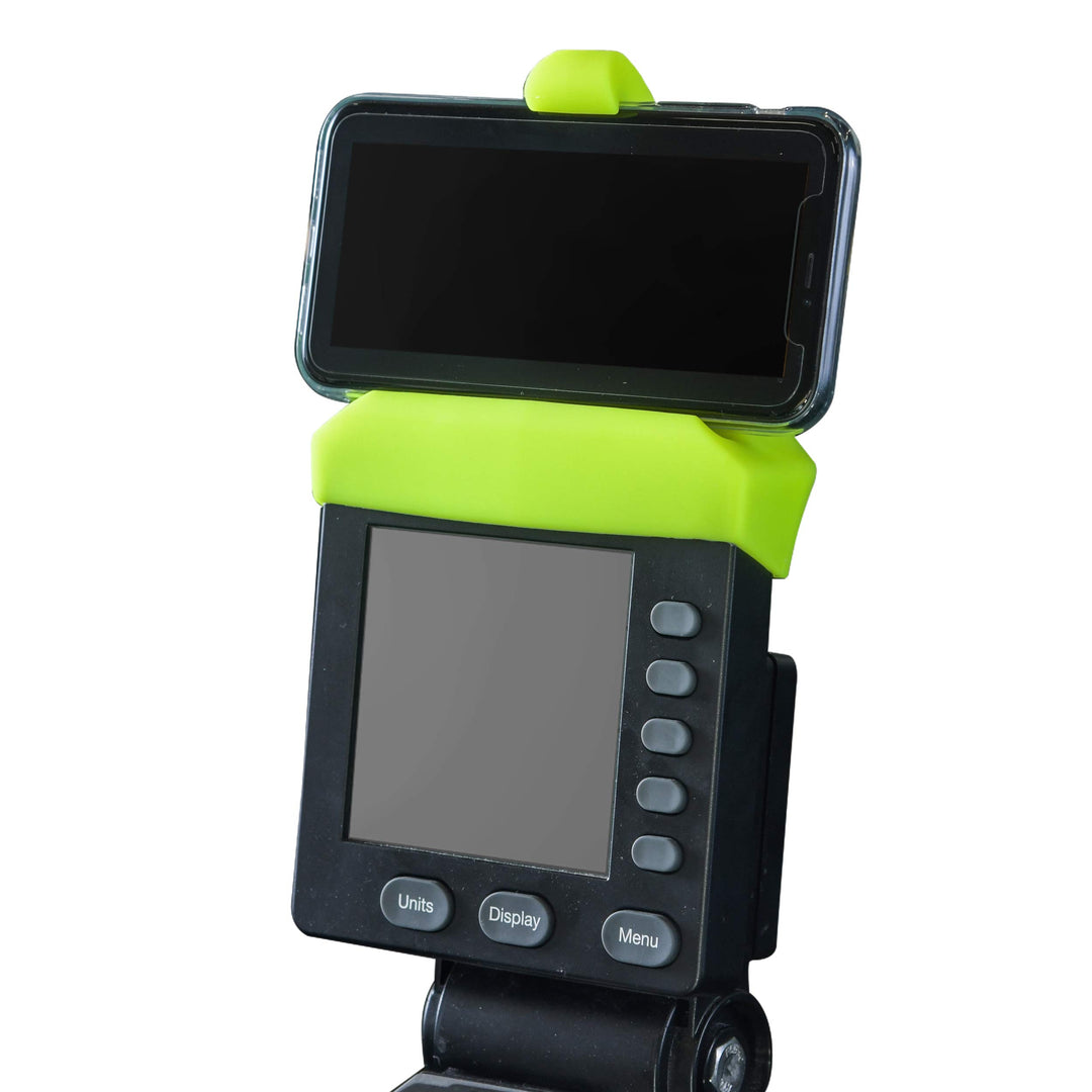 Phone Holder Made for PM5 Monitors of Concept 2 Rower, SkiErg and BikeErg - Silicone Smartphone Crad