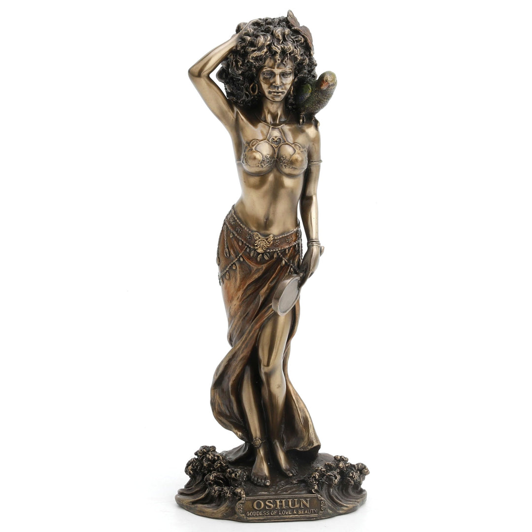 Bronzed Oshun Goddess of Love, Marriage, and Maternity Statue by Things2Die4