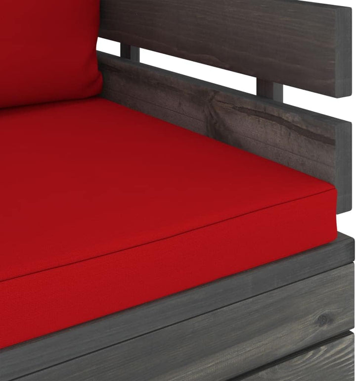 vidaXL Massivholz Gartensessel Loungemöbel Paletten Sessel Gartenmöbel Gartenstuhl Loungesessel mit