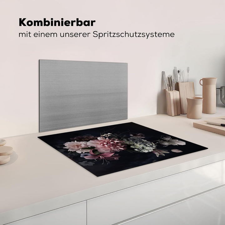 Herdabdeckplatte Einteilig Herdabdeckung Abdeckplatte für Ceranfeld Abdeckung Induktionskochfeld Auf