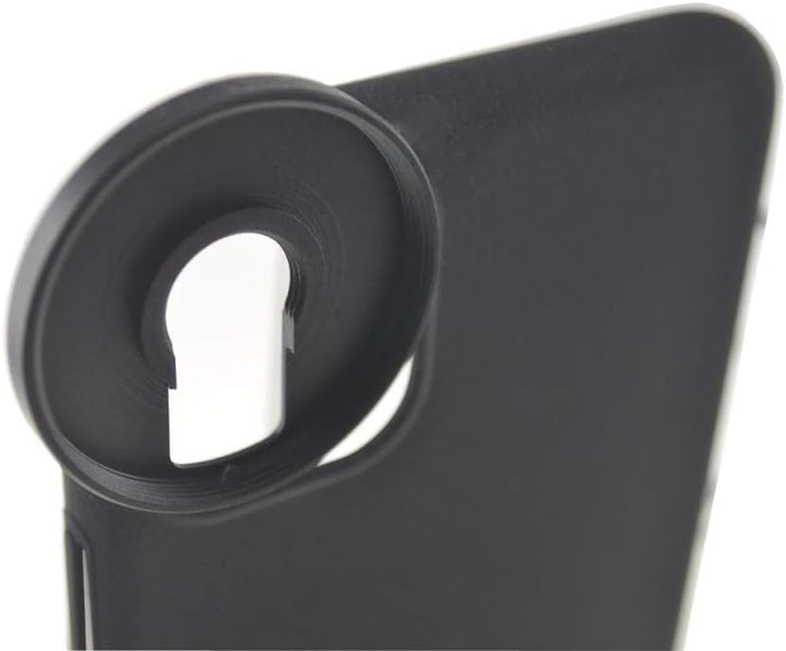 System-S ND Vario Filter 37 mm Neutraldichtefilter in Schwarz mit Hülle für iPhone 12 Pro