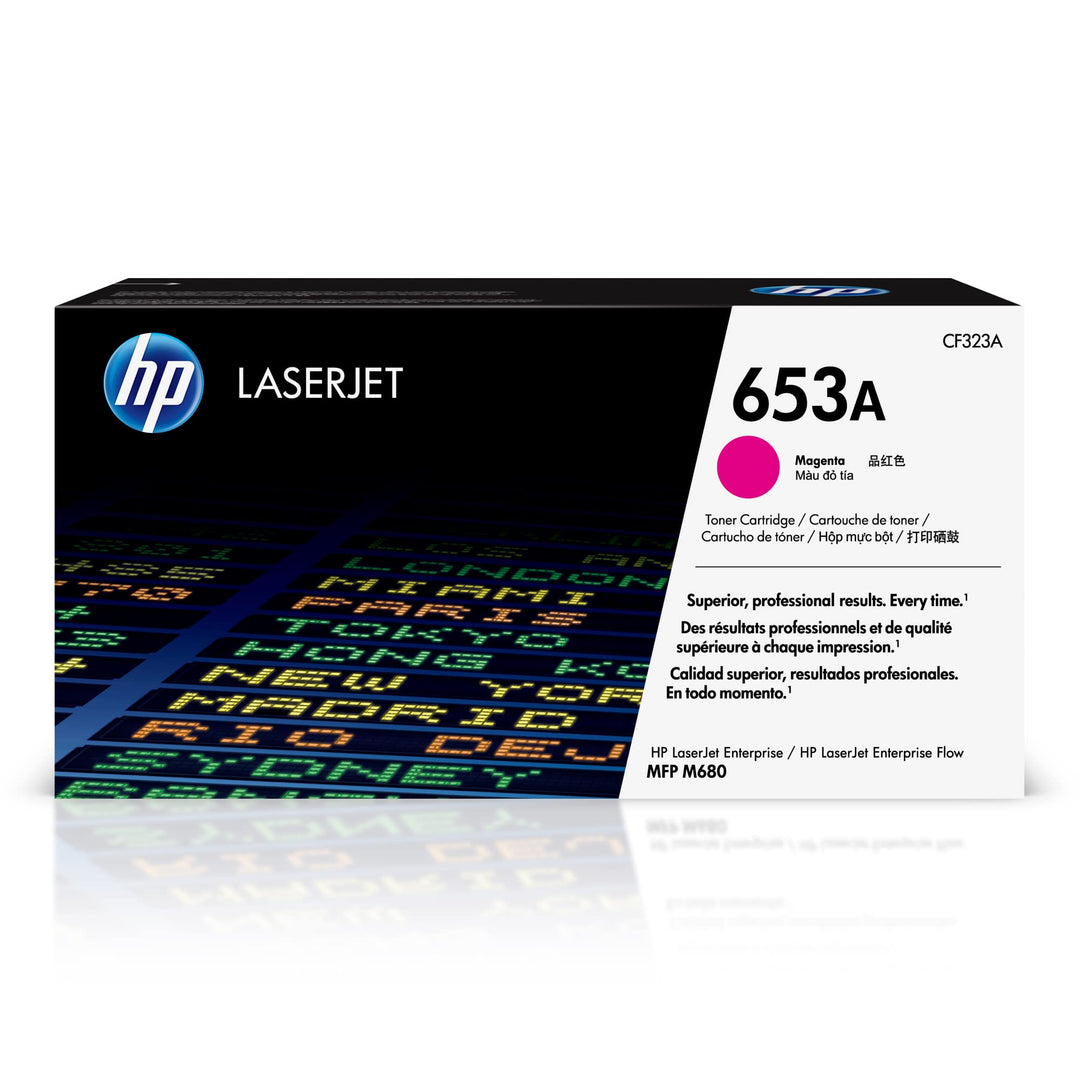 HP 653A (CF323A) Rot Original Toner für HP Color Laserjet Enterprise M680 Magenta, Magenta