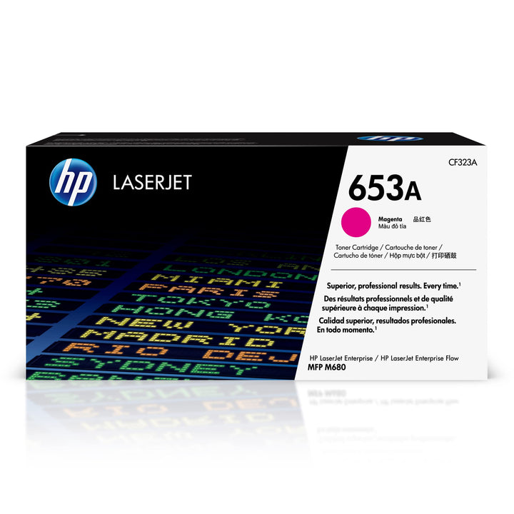 HP 653A (CF323A) Rot Original Toner für HP Color Laserjet Enterprise M680 Magenta, Magenta