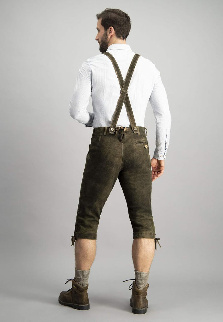 Stockerpoint Herren Lederhose 44 Braun (Bison), 44 Braun (Bison)