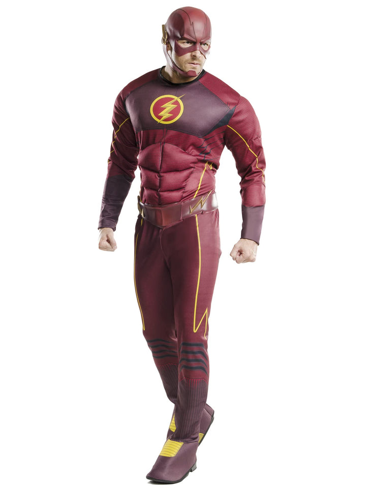 Rubie's 3810394 - The Flash Deluxe - Adult, Action Dress Ups und Zubehör, XL, XL