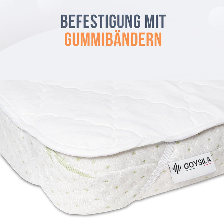 GOYSILA Matratzenschoner Babybett Next to Me saugfähig atmungsaktiv kompatibel mit Babybett Chicco N