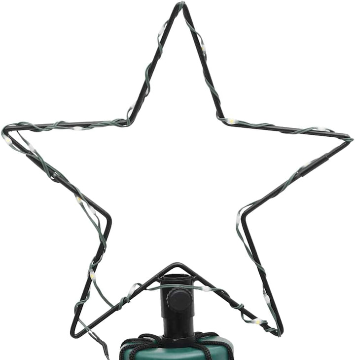 vidaXL LED Weihnachtsbaum Kegelform Tannenbaum Lichterbaum Weihnachtsdeko Stern Beleuchtung Aussen B