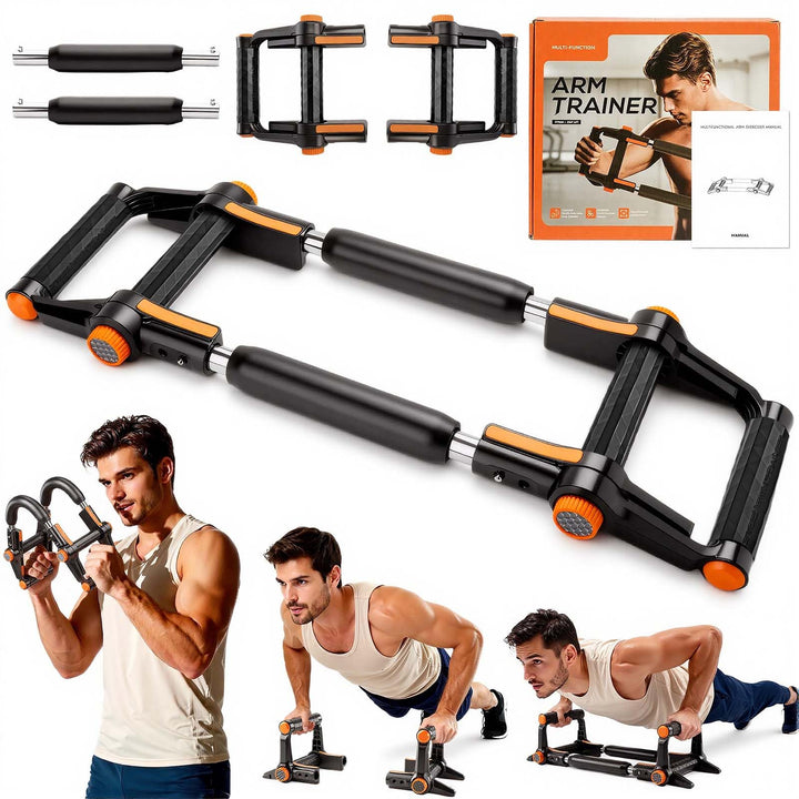 Twister Armtrainer, 3-in-1 Brusttrainer für Männer mit 40-120 lbs/18-55 kg einstellbarem Widerstand