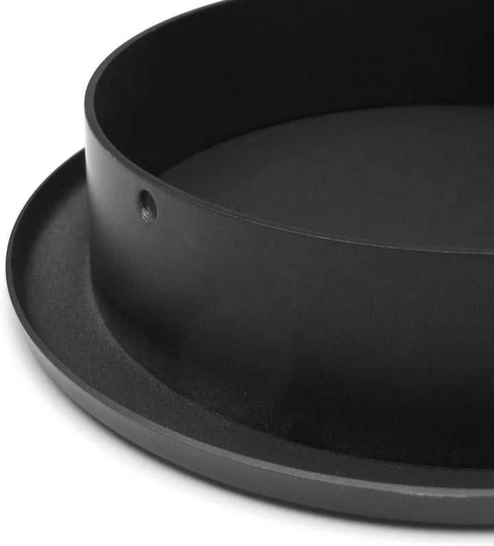 raik Rauchrohr/Ofenrohr Blindkappe 160 mm Durchmesser 0,6 mm Stahlblech Schwarz SH023-160-sw
