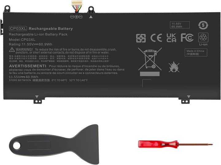 ASUNCELL 60.9Wh CP03XL Laptop Akku für HP Spectre 13 X360 13-ae000 13-ae049ng 13-ae040ng 13-ae006no