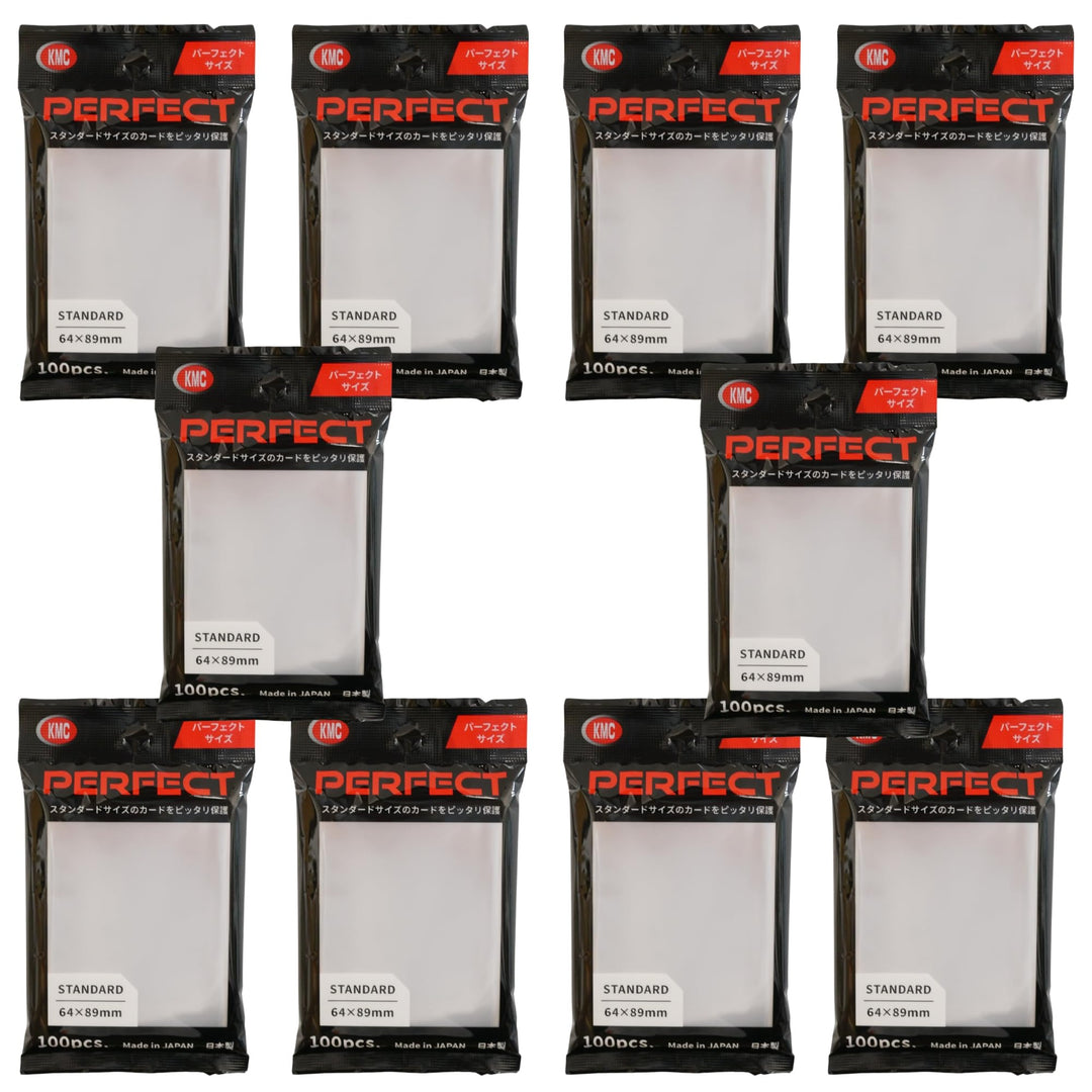 KMC 100 Karte Barriere Perfekte Grösse (10 Packungen/Gesamt 1000) 10-pack, 10-pack