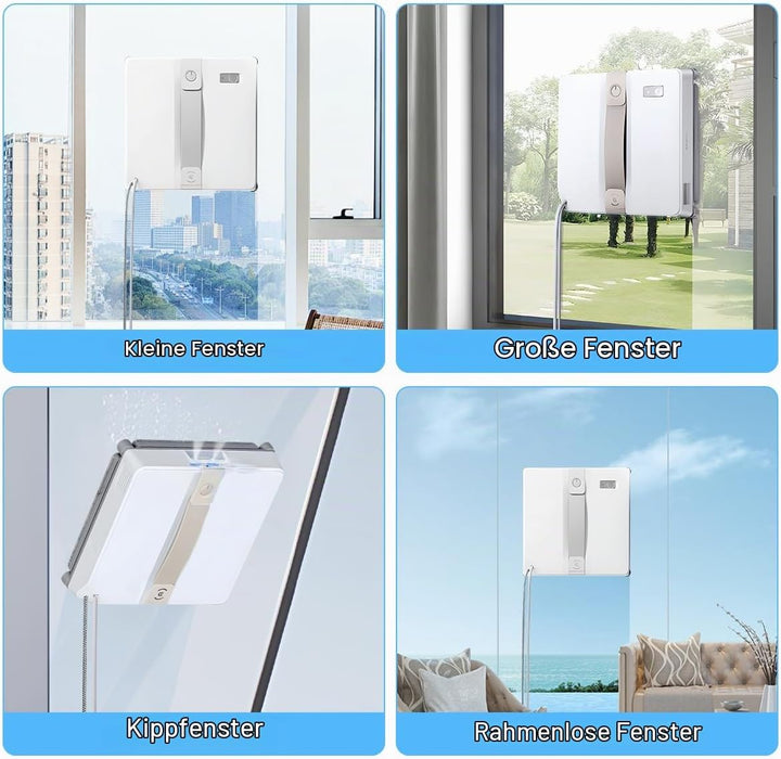 10 Stück für Ecovacs Winbot Mini Ersatzteile Wischtücher Reinigungstuch Set, für Ecovacs Winbot Fens