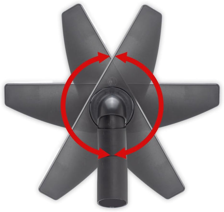 SwingFlex 32/35mm Hartbodendüse Staubsaugerdüse Rosshaar kompatibel mit AEG, Bosch, Siemens, Miele,