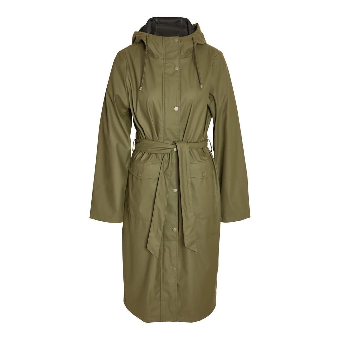 Noisy may Damen Nmsky L/S Raintrenchcoat Noos Regenmantel, Kalamata