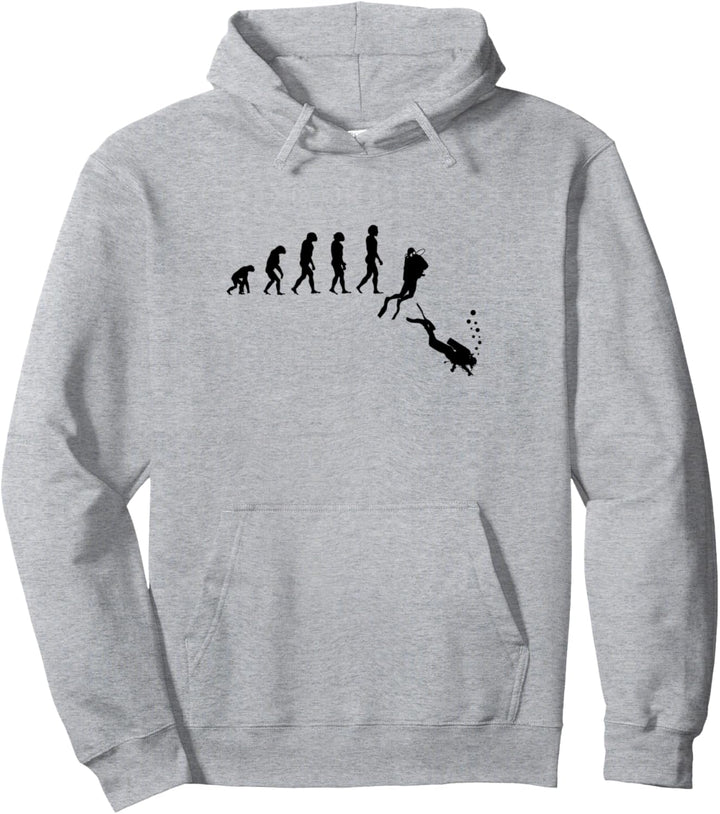 Diving Evolution Scuba Diving Unterwasser Taucher Apnoe Diving Pullover Hoodie
