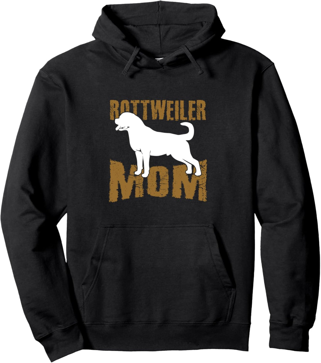 Rottweiler Mutter Hund Hundefreund Hundehalterin Geschenk Pullover Hoodie