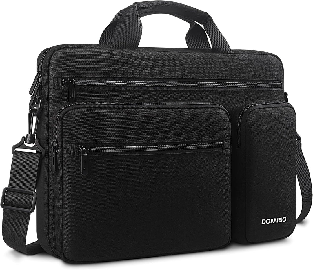 DOMISO Laptoptasche 17 Zoll Business Aktentasche Herren Wasserabweisend Laptop Tasche Schultertasche