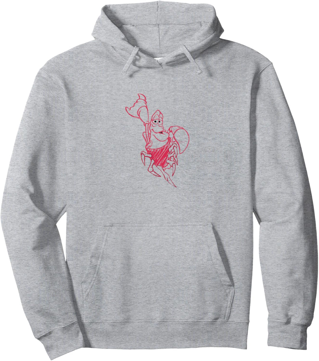Disney The Little Mermaid Sebastian Sketch Pullover Hoodie