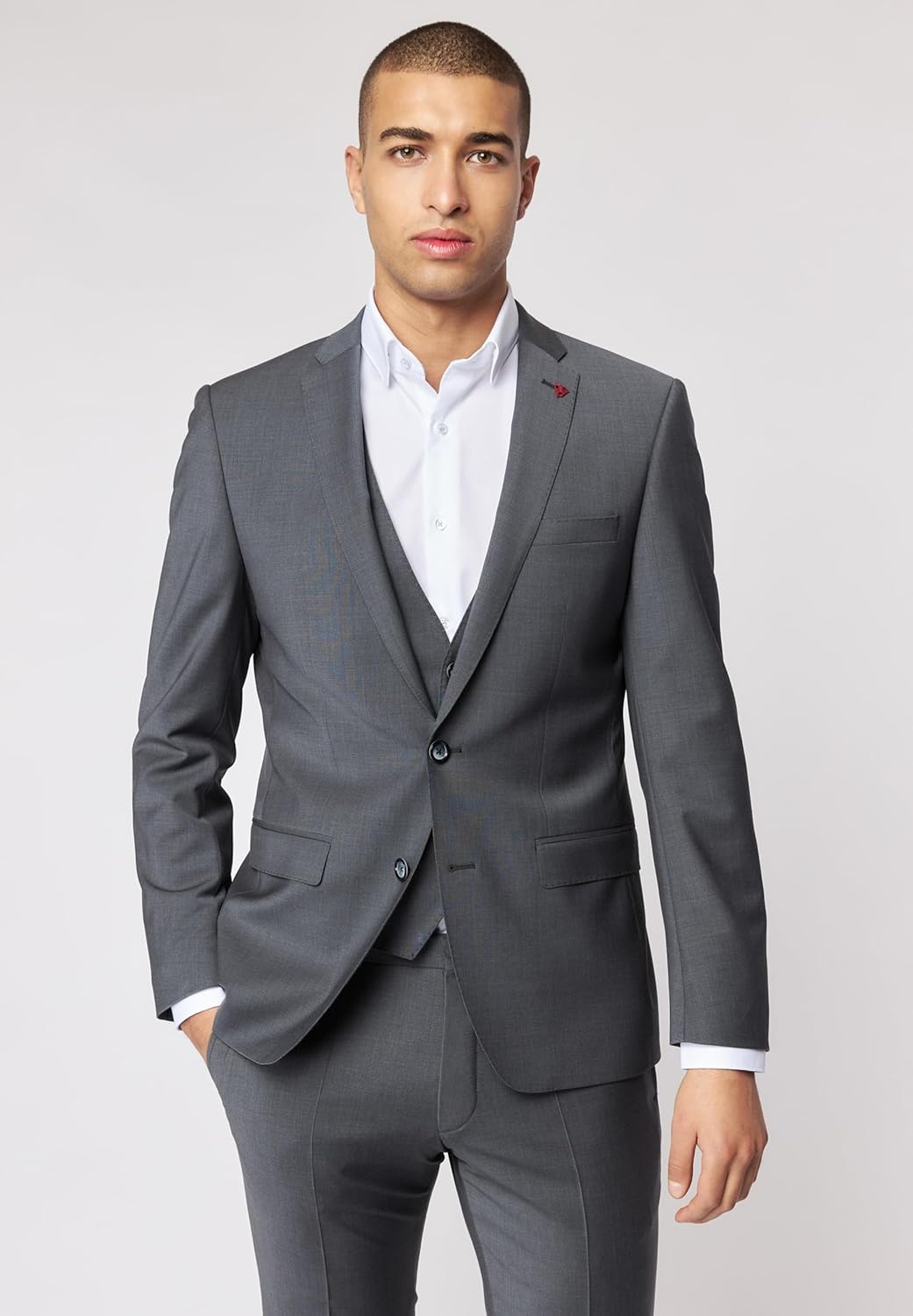 ROY ROBSON Herren Slim Anzugjacke 24 Grau (Anthrazit 8), 24 Grau (Anthrazit 8)