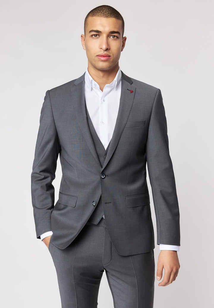 ROY ROBSON Herren Slim Anzugjacke 24 Grau (Anthrazit 8), 24 Grau (Anthrazit 8)