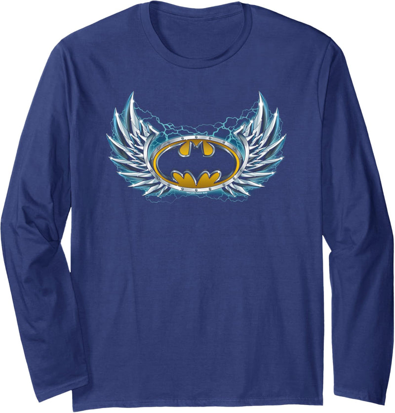 Batman Steel Wings Logo Langarmshirt