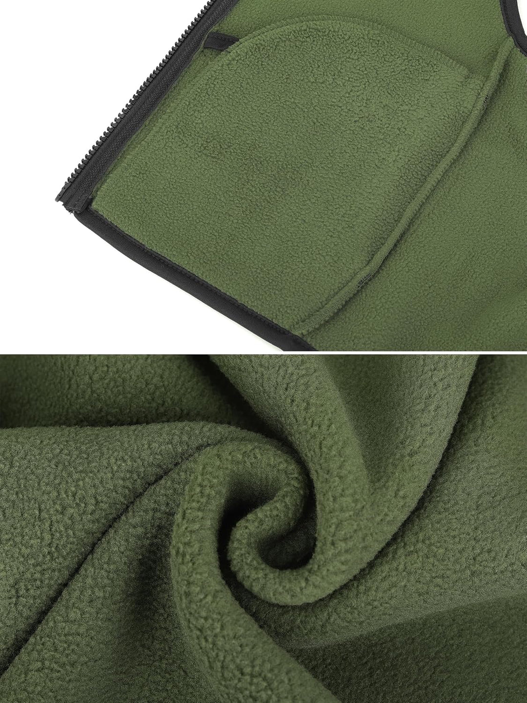 Kleinkind Kinder Fleeceweste Stehkragen Ärmellose Jacke Polar Fleece Reissverschluss Weste Solide El