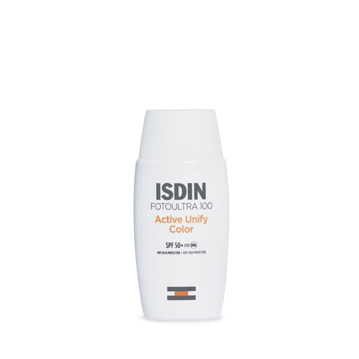 ISDIN FotoUltra 100 ISDIN Active Unify Color SPF 50+ - Sonnenschutz für das Gesicht, hellt den Hautt