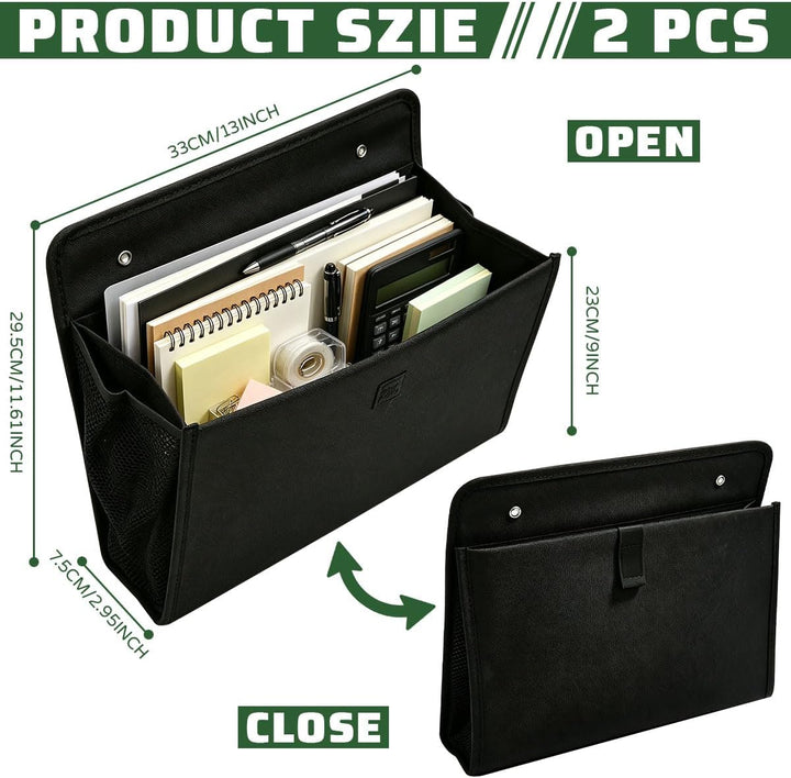Wohnmobil Organizer 2 Stück Hängeorganizer mit 4 Haken | Hängeaufbewahrung 33 × 30 cm für Wohnmobil,