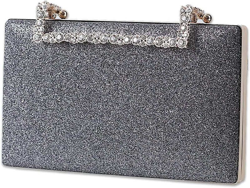 CORIOS Clutch Damen Glitzer Abendtasche Funkelnd Schultertasche Hochzeit Brautbörse Handtasche Glänz