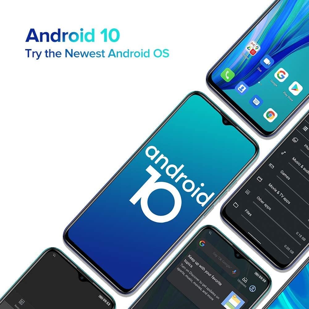 Ulefone Note 9P Smartphone - Android 10 Octa-Core Handy Dual-SIM 4GB+64GB 3in1 Kartensteckplatz 6,52