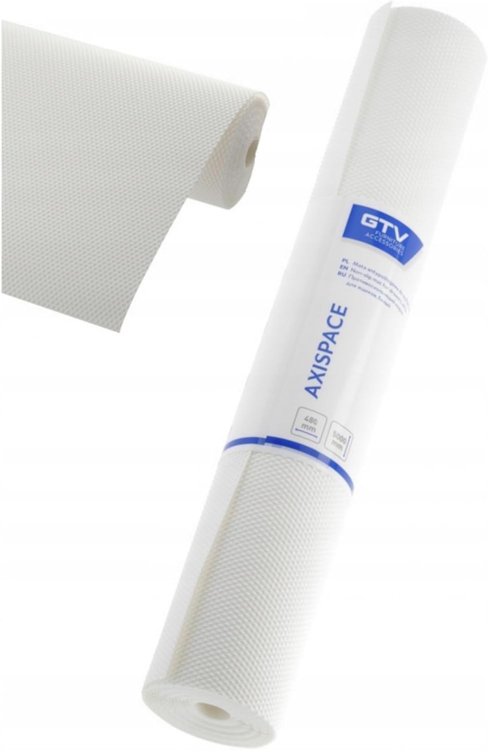 Antirutschmatte Schubladenmatte 48 x 500 cm (5m Rolle) – Zuschneidbare Schubladeneinlage für Küche,
