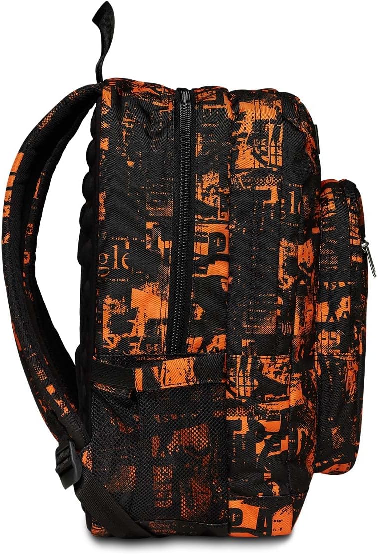 Seven Unisex Kinder Zaino Freethink FREETHINK Rucksack (3er Pack) 33 x 44 x 20 cm Orange, 33 x 44 x