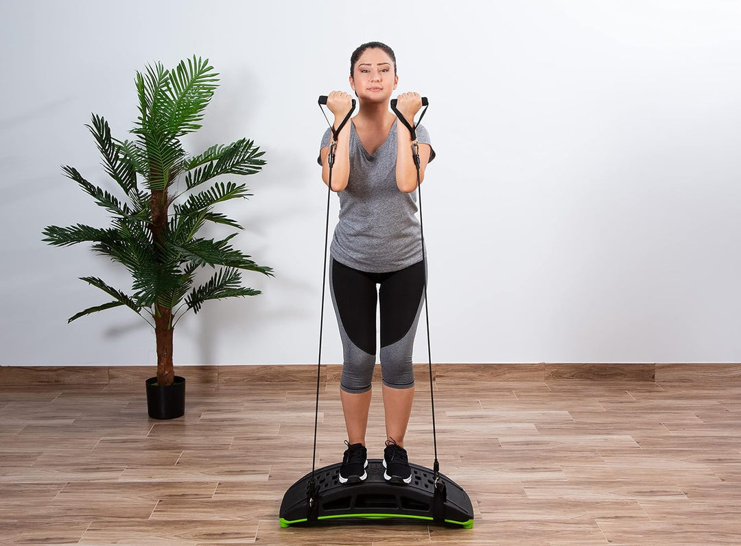 GLOBAL RELAX | Fitness-Plattform | Vibrierendes und Oszillierendes Board | Verbessert Körperhaltung,