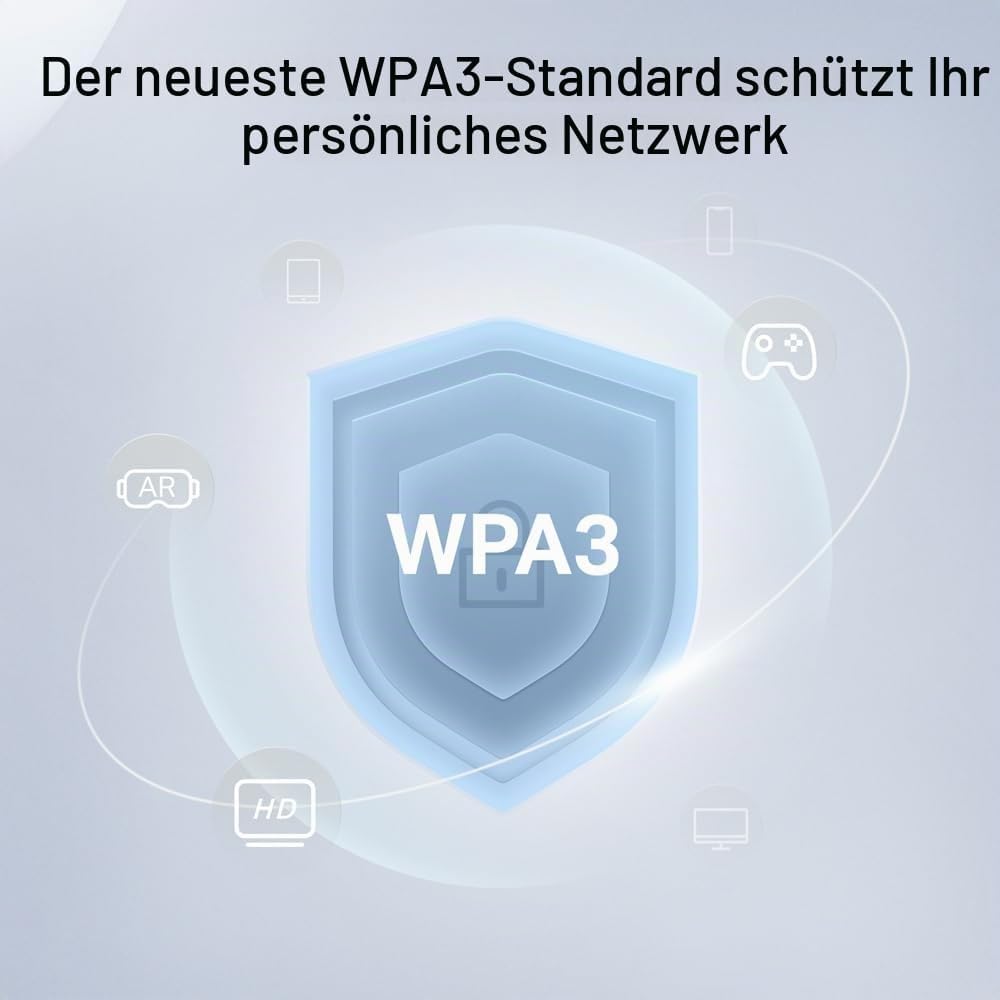 【Neues Wi-Fi7】 Mercusys Halo H47BE(2-er Pack) - BE9300 Tri-Band Wi-Fi Mesh 7, bis zu 9,3 Gbit/s, Rei