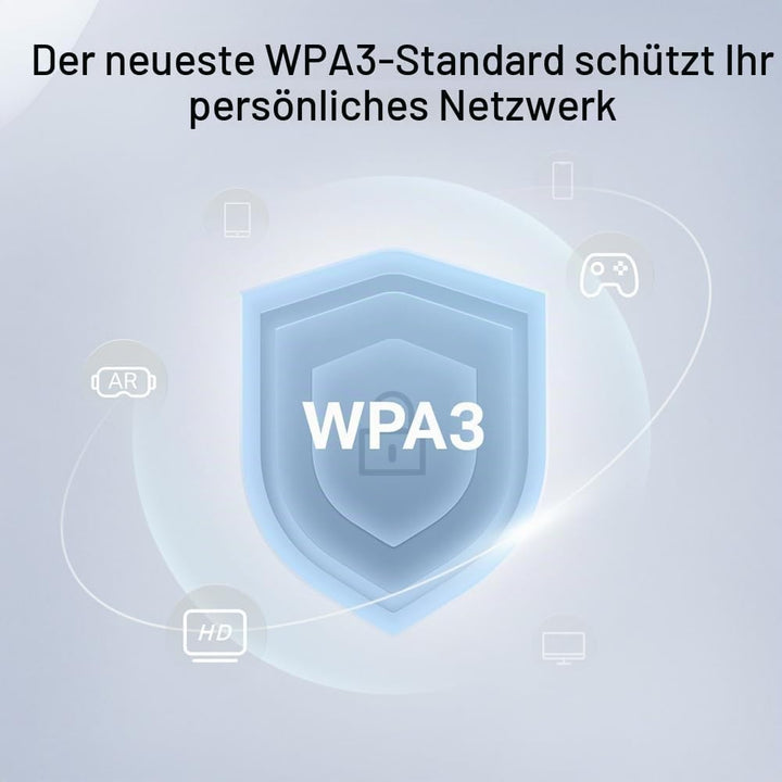 【Neues Wi-Fi7】 Mercusys Halo H47BE(2-er Pack) - BE9300 Tri-Band Wi-Fi Mesh 7, bis zu 9,3 Gbit/s, Rei
