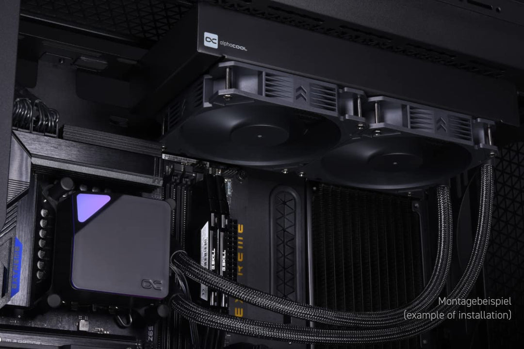 Alphacool 13051 Core Ocean T38 AIO 240mm Multi-kompatibler All-in-One CPU AIO Wasserkühler, kompatib