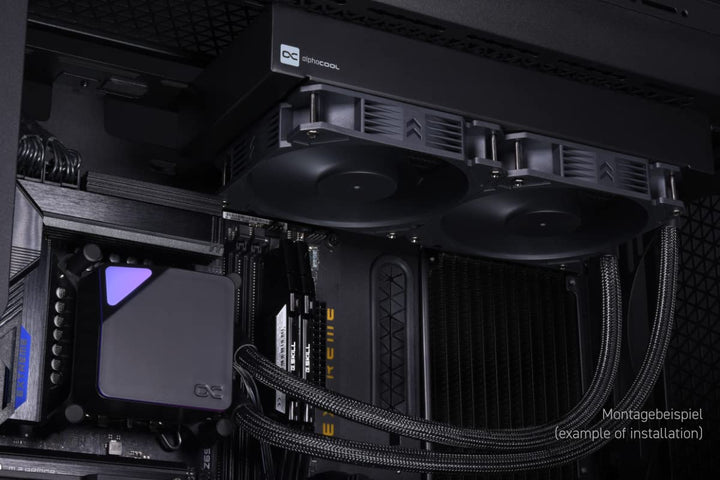 Alphacool 13051 Core Ocean T38 AIO 240mm Multi-kompatibler All-in-One CPU AIO Wasserkühler, kompatib