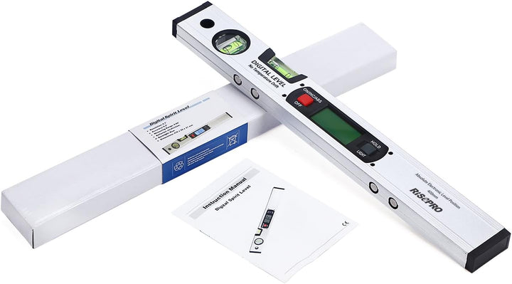Neigungsmesser, RISEPRO Digitale Neigungsmesser Winkel Finder Gauge Spirit Level aufrecht Magnet 360