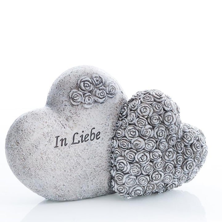 Annastore Besinnliche Grabdeko zur Erinnerung, frostfest und witterungsbeständig Grabschmuck - Grabf