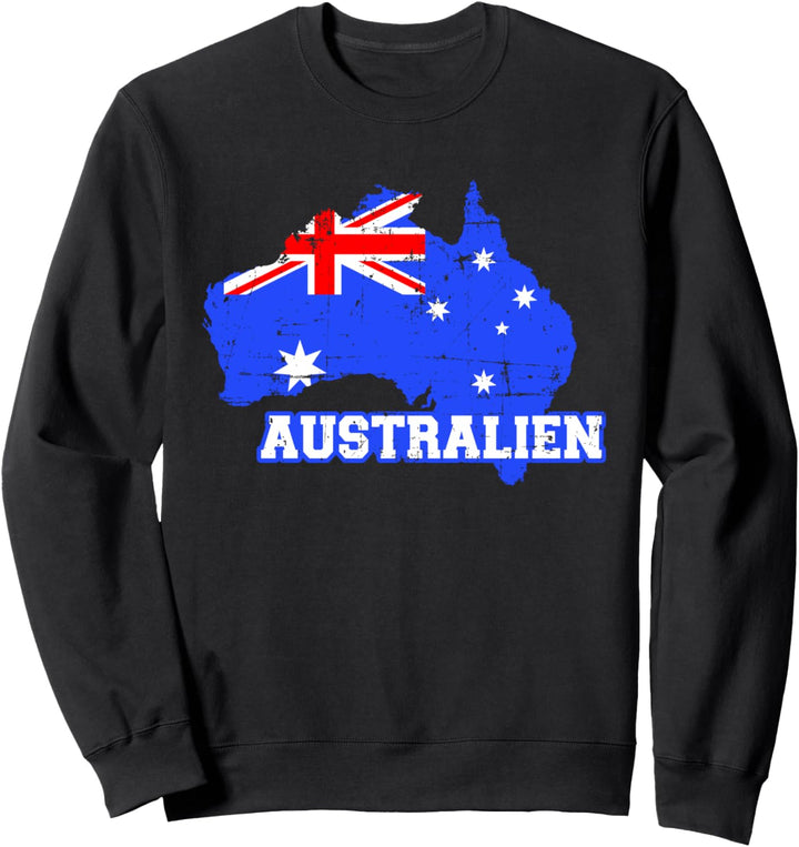 Australien Karte Flagge Sweatshirt