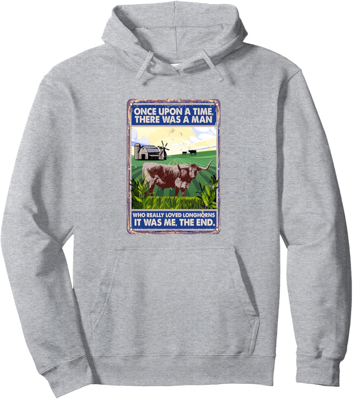 Es war einmal ein Mann - Kuhzucht Longhorns Pullover Hoodie