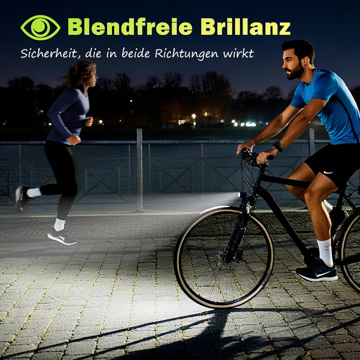 Fahrrad Frontlicht LED 30-100 Lux, Alu-Kühlkörper, 6-58V E-Bike/Fahrrad, IPX4/5, StVZO E-Bike 30lux,